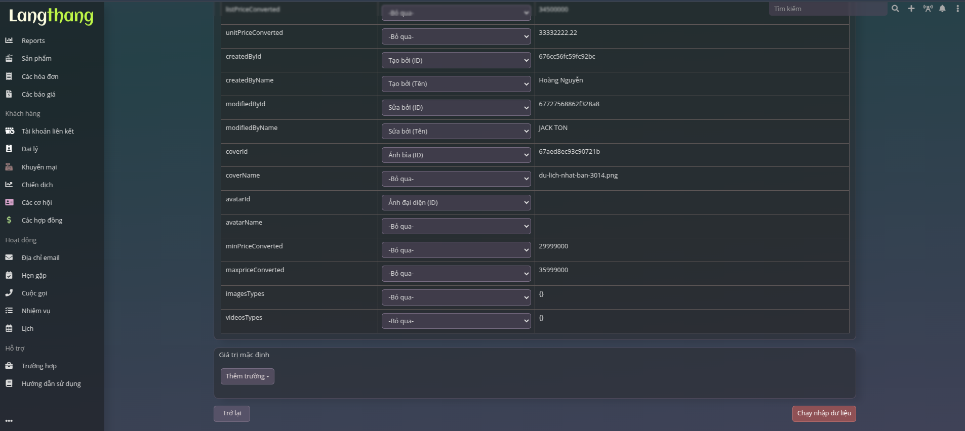 Thông Tin Chi Tiết